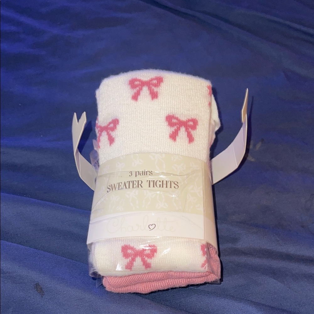 Girls sweater tights NWT